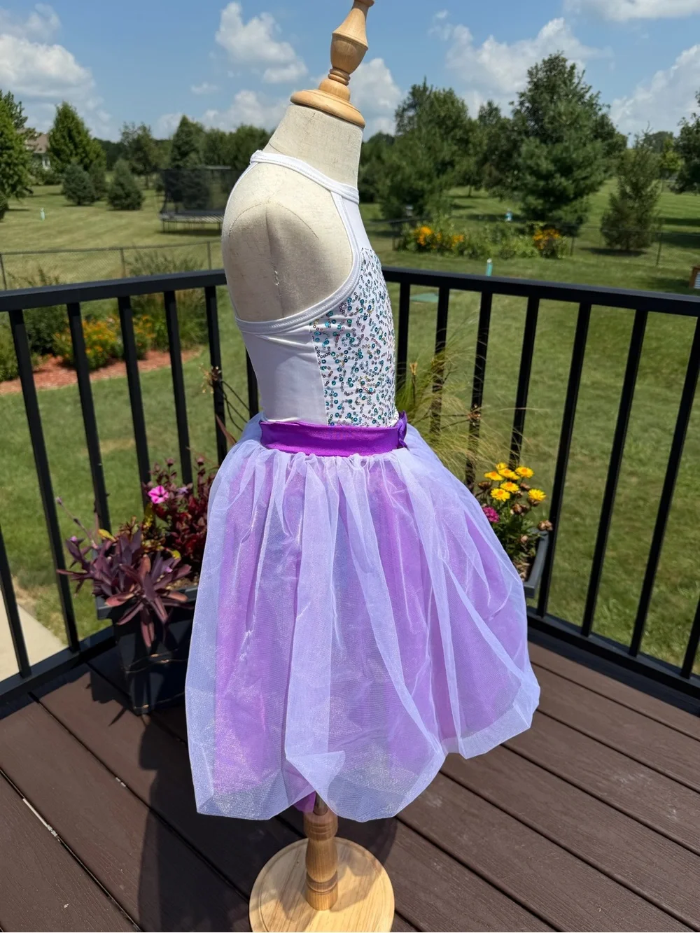 Weissman Showtime Stand Back #16256 Dance Costume SC Child Small 4-Piece